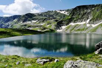 Panorama towards the lakes